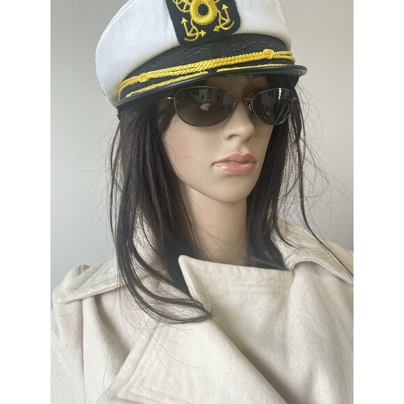 Jean Paul Gaultier JPG 58-0076 Sunglasses Silver Wire Frames Oval Lens UV - Picture 7 of 14